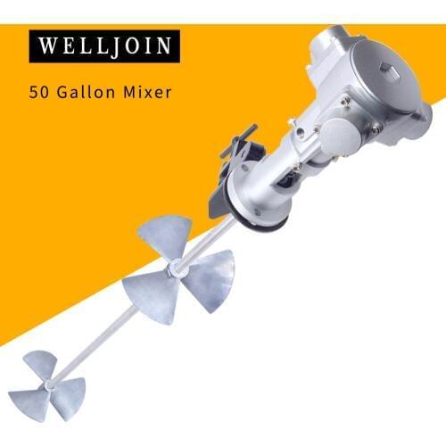 50 Gallon Mixer Tank Barrel Air Mix Stainless Steel Pneumatic Clip Bracket fast shipping