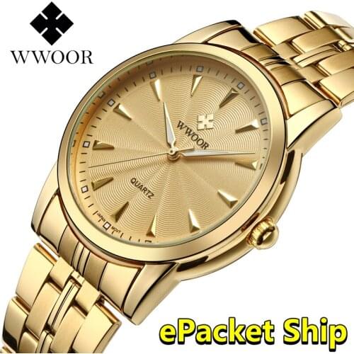 Men Watches 2019 Top Brand Luxury Waterproof Mens Stainless Steel Casual Gold Watch Quartz male Clock Sports man watch 2018