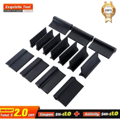 14pcs Polishing Pad Sanding Block Set Rubber Sandpaper Mat Flexible Contour Rubber Grinding Block Sandpaper Blocks Polish Curves