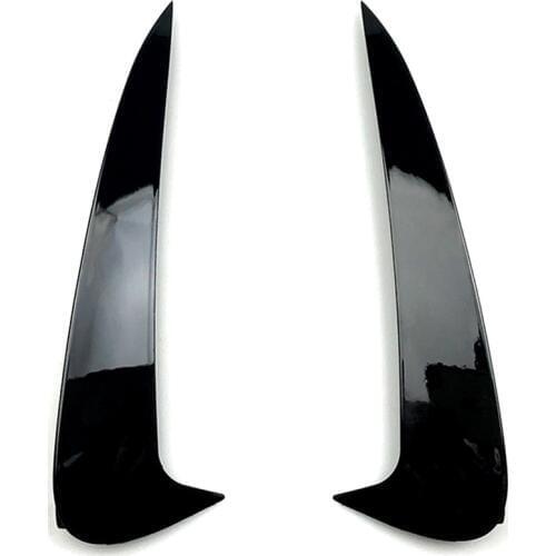 Rear Bumper Spoiler Air Vent Trim Cover Car Body Stickers Covers For 2015-2019 For Benz C Class W205 C43 C63 Amg Black Car Acces