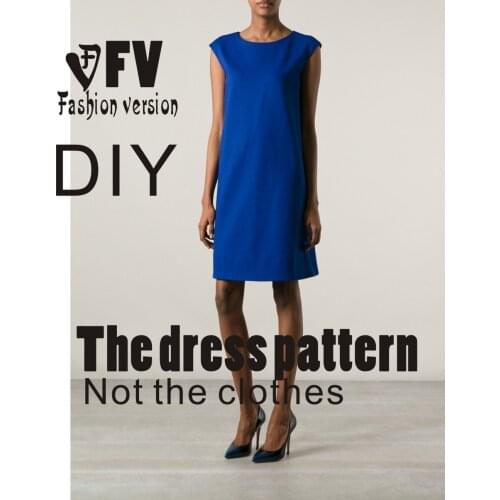 Dresses Sewing Pattern Template Cutting drawing Clothing DIY ((Not selling clothes)) BLQ- 118