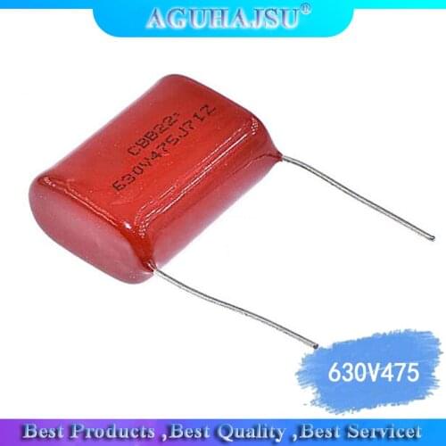 5PCS 630V475 4.7UF Pitch 30MM 630V 475 CBB Polypropylene film capacitor