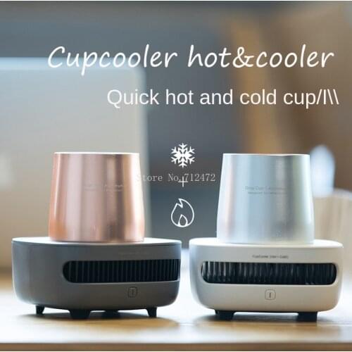 Xiaomi Portable Cup Hot Cooler Refrigeration Heating Cup Creative Hot and Cold Cup Fast Heating Refrigeration Drink Bar