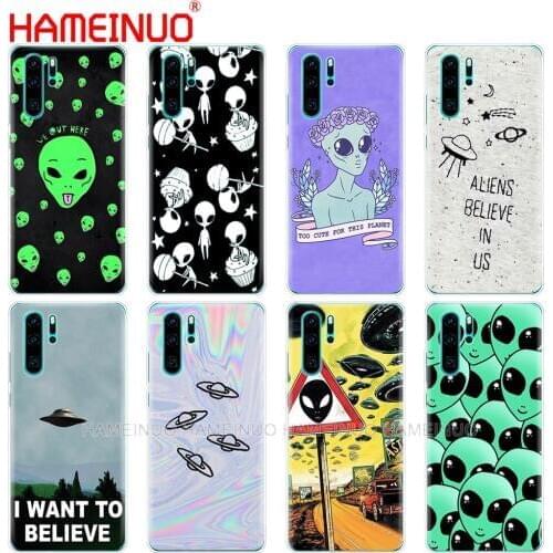 Silicon phone cover case for huawei P30 PRO LITE P SMART 2019 plus p smart Z p20 lite 2019 Alien Believe UFO