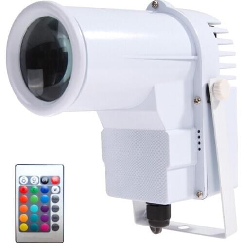 9W RGB 3in1 LED Pinspot beam light with remote control Full color DJ spotlights Auto Mirror Ball Reflective effects stage light