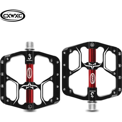 Flat Bike Pedals MTB Road 3 Sealed Bearings Bicycle Pedals Mountain Bike Pedals Wide Platform pedales bicicleta mtb accessories