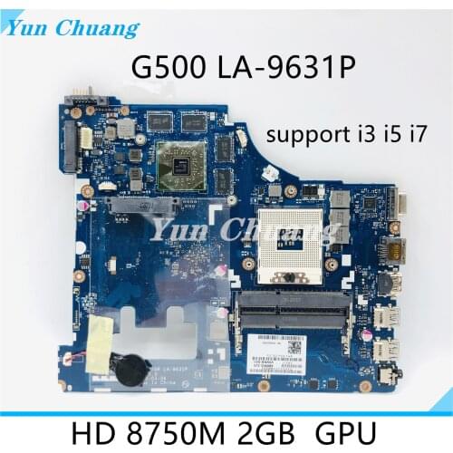 VIWGP GR LA-9631P For lenovo ideapad G500 15.6 inch laptop motherboard SLJ8C HM76 DDR3 HD 8570M 2G support i3 i5 i7