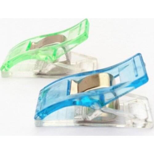 10 Pcs Colorful Sewing Clips Multicolor Plastic Clips Fabric Clamps Patchwork Craft Clips Clothing Clips Holder Quilting Clip