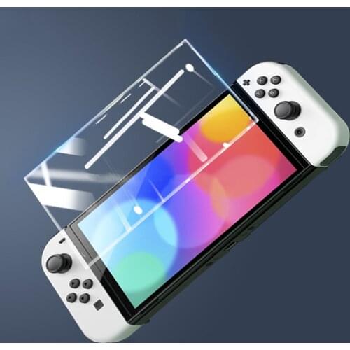 2Pack Protective Glass for Nintend Switch Tempered Glass Screen Film Protector for Nintendos Switch Oled NS Glass Accessories