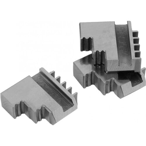 3pcs/pair Lathe Chuck K11-80 Outside Jaw Chuck Self-Centering Metal Lathe Chuck Jaws Metal Processing Tool