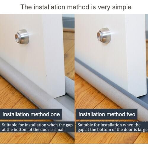 95CM Flexible door insulation Bottom Sealing Strip Guard Sealer Stopper Door Weatherstrip Guard Wind Dust Blocker Sealer Stopper