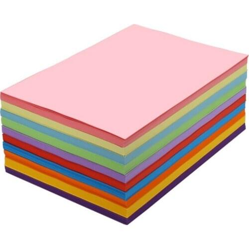 A4 Color Copy Paper, White Double-Sided Color Manual Folding DIY Paper-Cut Craft Origami Print Document File