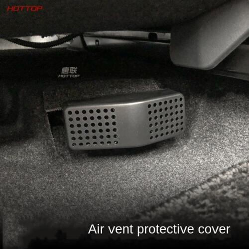 Car Under Seat Rear AC Heat Floor Air Conditioner Vent Outlet Cover 2Pcs/Set For Toyota Corolla 2019 2020