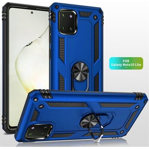 For Samsung Galaxy Note 10 Lite Case Magnet Car Ring Stand Holder Cover For Samsung Note10 lite A81 M60S Coque funda capa