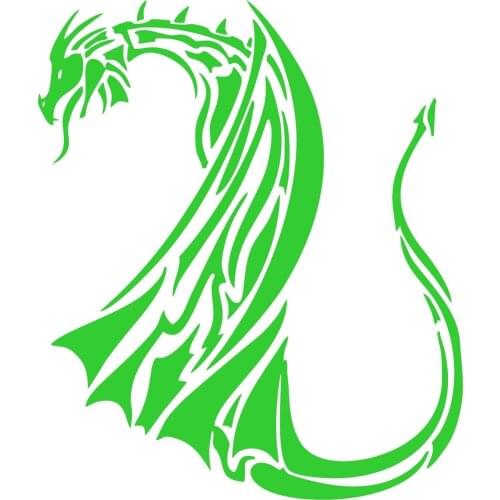 For Dragon Mythical Creature Tribal Car Truck Window Laptop Vinyl Decal Sticker Styling
