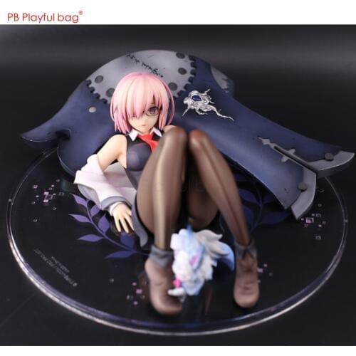 23cm Mash Kyrielight figure PVC Anime Saber girl Action figure Collectible-toys Sexy figure Saber Christmas gifts HE24