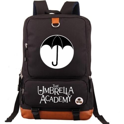 Umbrella Academy Canvas Backpacks Men And Women School Bags Travel Students Casual For Travel Laptop Backpack Mochilas