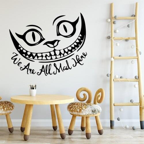 Classic mad Wall Sticker Removable Self Adhesive Watercolo Bedroom Nursery Decoration Sticker Mural