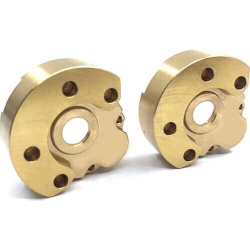1pc Brass Counterweight for Redcat GEN8 RC Car Heavy Metal Front Rear Wheel Counterweight Cover Brass Knuckle RC Car Spare Parts