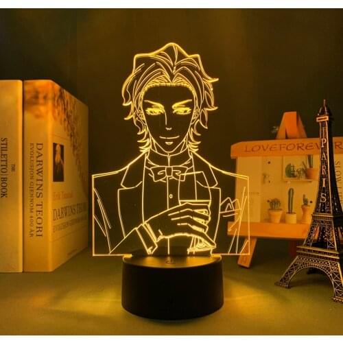 Manga 3d Light Moriarty The Patriot Albert James Moriarty for Bedroom Decor Night Light Gift Anime Led Lamp Moriarty The Patriot