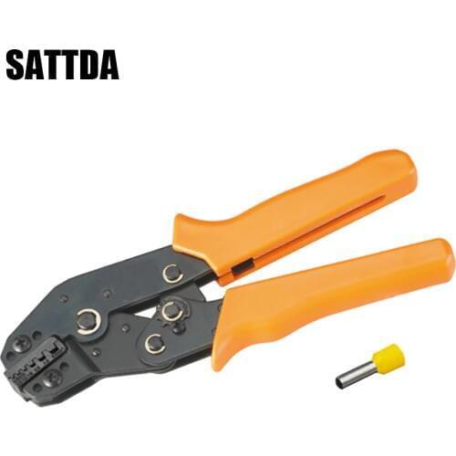 SN-06WFL mini european style crimping pliers for insulated and non- insulated ferrules 0.5-6.0mm multi tool crimpping tool press
