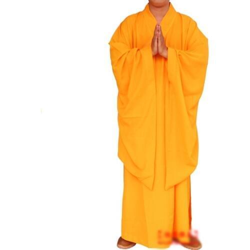 Buddhist monk robes clothing costume shaolin monk meditation clothes mala shaolin monk robes clothing TA515