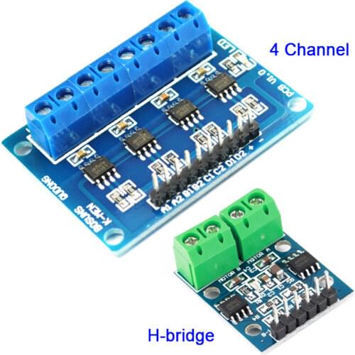 L9110S DC Stepper Motor Driver Board H Bridge 4 channel drive DC motor drive board motor drive module Smart car 4-way driver
