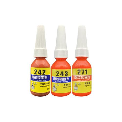 Screw glue Fastening anti-loosening glue Blue medium-strength anti-dropping Red high-strength anaerobic glue
