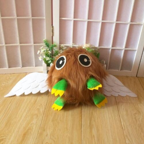 Yu-Gi-Oh! Kuriboh Plush Doll Figure Stuffed Toy Anime Yugi Muto Monster Card Toy YU GI OH AIBO Cosplay Props 35cm Plushie Pillow