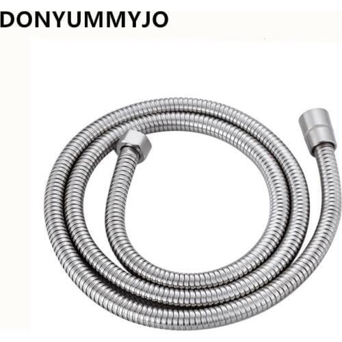 1pc High Quality 304 Stainless Steel Brushed Shower Hose 1.5m Home Water Heater Shower Plumbing Hose Bathroom Accessories G1/2