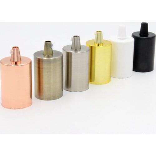 2 Pieces 10 pieces E27 Metal Lamp Holder Threaded Bulb Light Base for Pendant Light Fittings