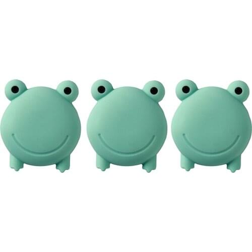 3PCS/Set Wall Protector Savor Cartoon Animal Door Stopper Doorknob Shockproof Crash Pad Stop PP Door Handle Stopper