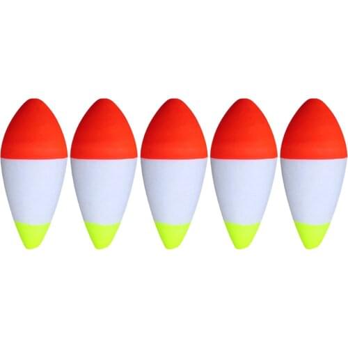 5pcs/set 10g-40g Foam Fishing Float Buoy Tube Foam Float Bobber Fish Light Stick for Fishing Tackle Accessories