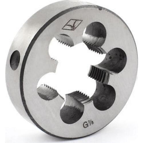 60mm Outside Dia 16mm Thickness G 7/8" Round Thread Die Hand Tool