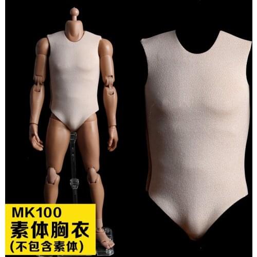 In Stock 1/6 Scale Male Figure Accessory Corset MK100 Vest Clothes Universal Underwear Model for 12'' Solider Body