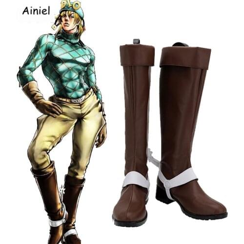Dio Brando Cosplay Boots Japanese Anime jojo bizarre Adventure Halloween Party Cos shoes boots men women