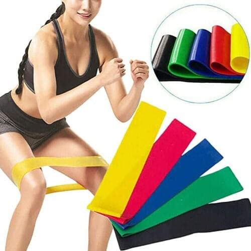 Yoga Resistance Bands Rubber Set Indoor Outdoor Workout Fitness Equipment Pilates Sport Training Workout Exercise Elastic Bands