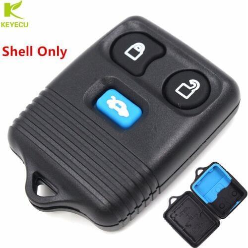 KEYECU Replacement 3 Buttons Remote Key Shell Case Fob For Ford Transit MK6 Connect 2000 2001 2002 2003 2004 2005 2006