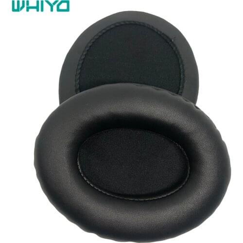 Whiyo 1 Pair of Leather Sleeve Ear Pads Cushion Cover Earpads Replacement for Philips SHD 8600 SHD8600 Headphones