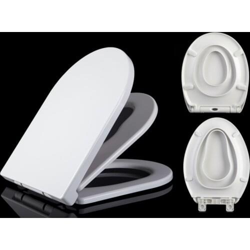 UF Toilet Seat Cover Is Universally Thickened Slowly Dropped Old-fashioned Large UV Type Length Length 41 to 46cm, Width 37cm