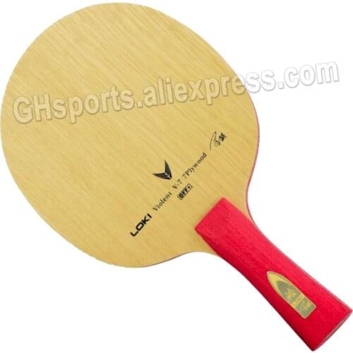 LOKI Violent 7 V7 Table Tennis Blade Racket (7 Ply Wood Offensive) Original LOKI WANG HAO V-7 Ping Pong Bat Paddle