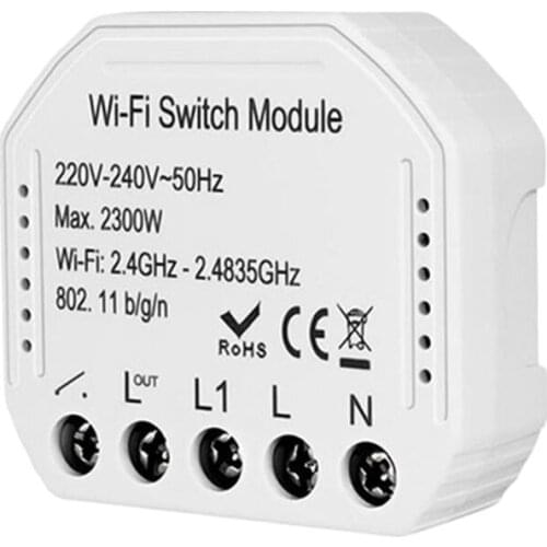 Wifi Switch Module,Wifi Switch Module DIY Breaker Home Automation Module Compatible With For Google Home
