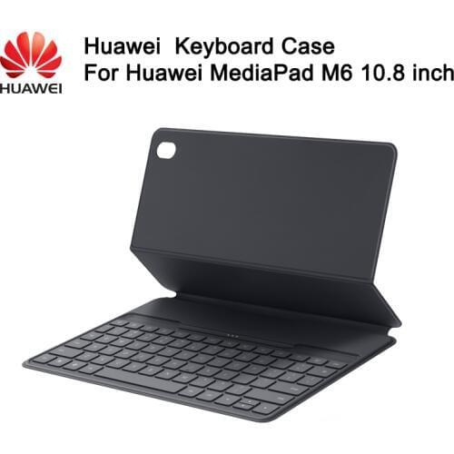 Original HUAWEI MediaPad M6 10.8 inch Keyboard Case PU Leather Magnetic Adsorb Light Weight Keyboard Cover Case