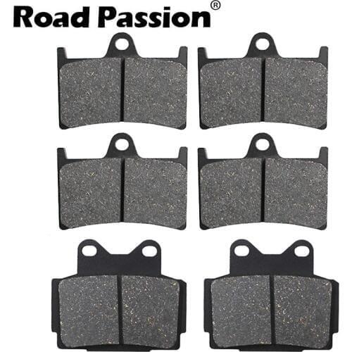 Road Passion Motorcycle Front and Rear Brake Pads for YAMAHA FZR 400 FZR400 1991 1992 FZS 600 FZS600 Fazer 600 1998-2003