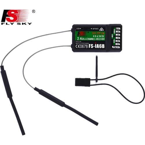 Flysky FS IA6B Receiver PPM Output iBus Port Compatible With Fly sky GT2E GT2F GT2G IT4S GT5 I4X I6 I6X I6S RC Transmitter