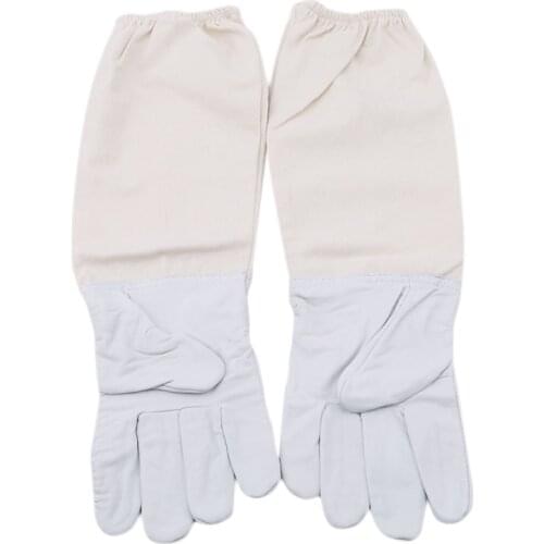 Professional Protective Beekeeping Gloves Goatskin Sleeves Anti Bite Bees Bee Keeping Tools Beekeeper Beekeeping Equipment