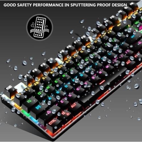 G30 Wired Backlit Splash-proof Mechanical Gaming Keyboard for Desktop Computer Splash-proof design Computer peripherals