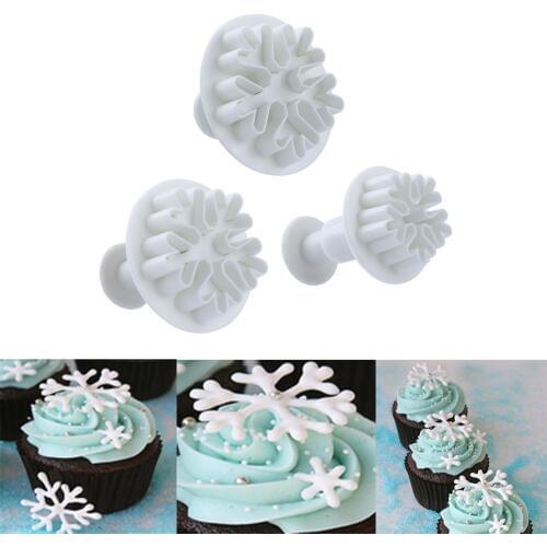 Christmas Cookie Cutter Biscuit Mold Baking Tool Xmas Theme Snowflake Santa Claus Gingerbread Man Cake Mould Sugar Turning Mold