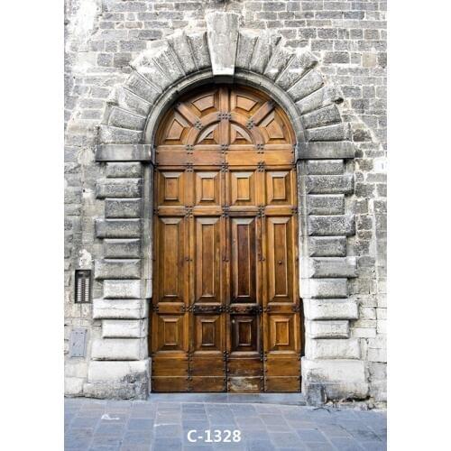 SHENGYONGBAO Art Fabric Photography Backdrops Prop Classical Wooden doors Theme Photography Background GD20518-48