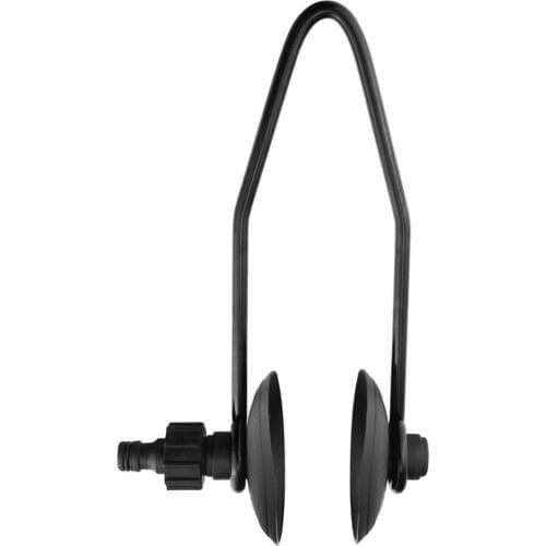 Universal Round Muff Motor Flusher for Boat Flush Away Sand Salt Outboard, Black, 16mm 5/8inch